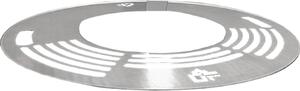 Utschak Asamat Ø40 cm con piastra 4 mm Griglia Ø20 cm