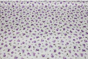 Tessuto di cotone Rose viola