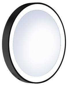 Smedbo OUTLINE - Specchio da bagno con ventosa, illuminazione LED, modello X7, colore nero, codice prodotto FB625
