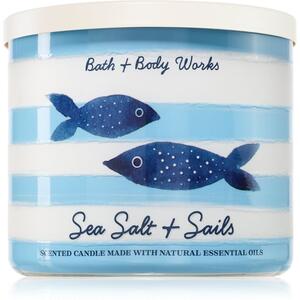 Bath & Body Works Sea Salt & Sails candela profumata 411 g