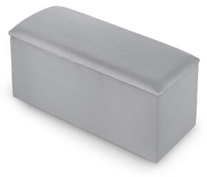 Pouf con ampio vano contenitore - Blanca