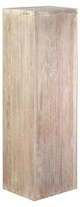 Colonna Colonna in legno Colonna decorativa Piedistallo Supporto Base Portafiori in legno Bianco/bianco sporco grande 85 cm