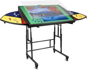 Tavolo da gioco con 1500 pezzi e cassetti girevoli