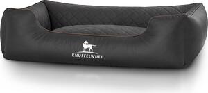 Letto per cani Milano in Pelle finta trapuntata XXL nero