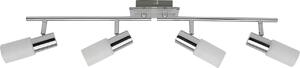 Lampada da soffitto E14 4x40W colore cromo 6099 Logan Rabalux