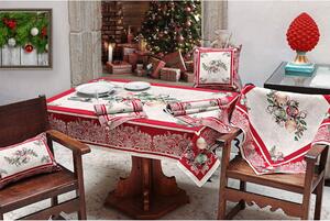 Tovaglia natalizia in tessuto arazzo con lurex - Decorazioni natalizie