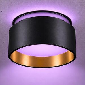 SSC-LUXon Sudara design faretto da soffitto a luce indiretta incl. WLAN Smart RGB CCT LED - Faretto compatibile con Alexa, Siri e Google