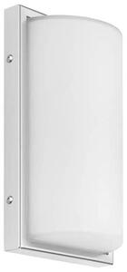 Applique LCD LED rilevatore di movimento in acciaio inox 12W bianco caldo IP44 29x17x9,5cm 040LEDSEN Italy