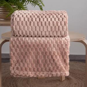Coperta Cindy6 con effetto 3D rosa cipria