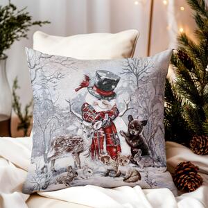 Federa cuscino gobelin di gobelin 42x42 cm Chenille 6297