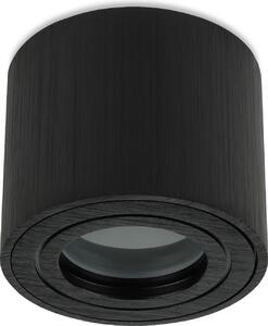 Sweet LED faretto da superficie bagno piatto alluminio nero IP44 faretto da superficie 230V