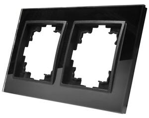 Cornice in vetro McPower "Flair", a 2 ingressi, nera