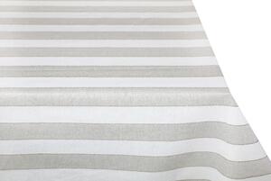 Tovaglia natalizia a righe dorate con lurex