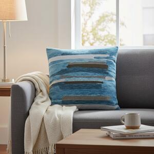 Federa cuscino gobelin cinigliato Fuji ottanio Chenille IT122