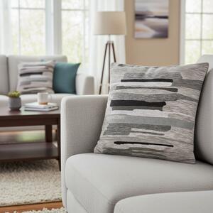 Federa cuscino gobelin cinigliato Fuji grigio Chenille IT122
