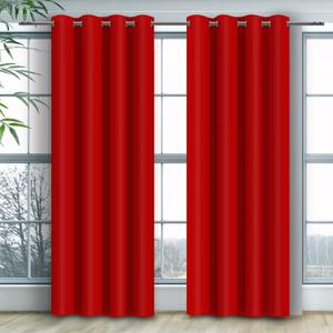 Tenda su anelli Heaven rosso