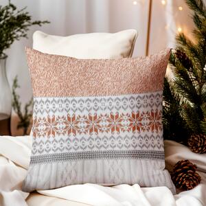 Federa cuscino Maglia arancio 40x40 cm Made in Italy