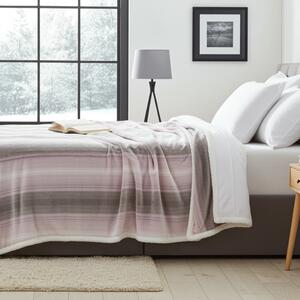 Coperta Fashion 160x210 cm grigio+viola