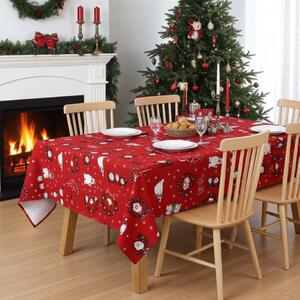 Tovaglia natalizia Babbo Natale in rosso
