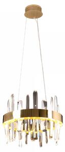 Lampadario a LED PRINCE dorato 21 W, bianco caldo, 1260 lm, metallo, dimensioni: 150 x 40 x 40 cm, IP20, Maxlight