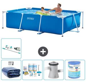 Piscina fuori terra rettangolare - 260x160x65 cm - 6 pezzi - Modello S40078