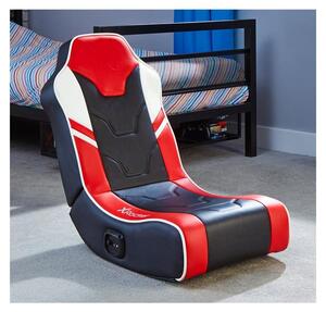 Sedia da gioco X Rocker Hydra, audio 2.0, sedia da gioco Floor Rocker, colore: rosso