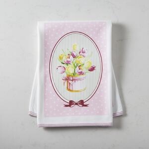 Strofinaccio spugnia da cucina Fiori 50x70 cm