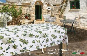 Tovaglia in cotone Olive