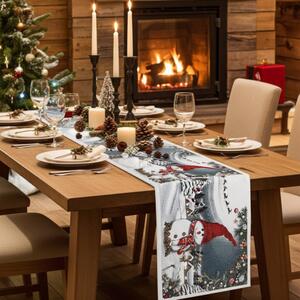 Runner Gobelin Pupazzo di neve Chenille IT07