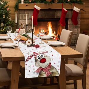 Runner Gobelin on allegro motivo renne Chenille IT031