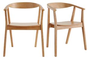 Sedie scandinave in legno (set di 2) BAHIA