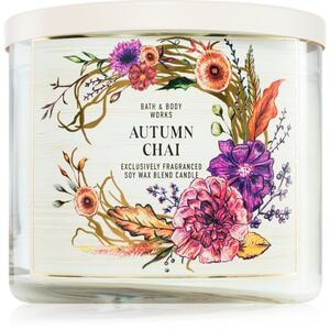 Bath & Body Works Autumn Chai candela profumata 411 g