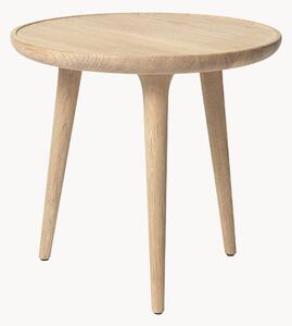 Tavolino rotondo in legno di quercia fatto a mano Accent