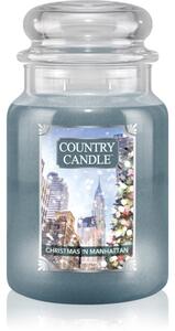 Country Candle Christmas In Manhattan candela profumata 680 g