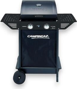 Barbecue a gas 2 bruciatori in acciaio con ruote e coperchio con termometro XPERT 100 L PLUS