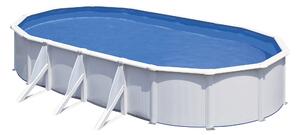 Piscina in acciaio Ovale 730x375x120 h con depuratore a sabbia serie Fidji GRE KIT730ECO