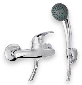 Doccetta miscelatore monocomando in ottone cromato