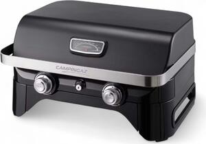 Barbecue a gas con 2 bruciatori 58x36 cm potenza 5kw accensione instastart coperchio smaltato Campingaz Attitude 2100 LX