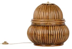 Gubi lampada da tavolo Bohemian 72, rattan, altezza 45 cm