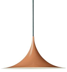 Gubi Lampada a sospensione Semi, Ø 30 cm, marrone zucca-ruggine lucido