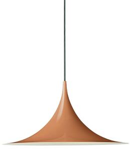 Gubi Lampada a sospensione Semi, Ø 47 cm, marrone zucca-ruggine lucido