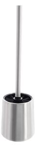 Scopino WC color argento opaco in acciaio inox – Orion
