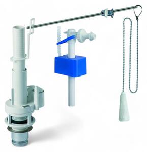 Kit di scarico per cassetta wc alta con galleggiante blu rambo 3/8"