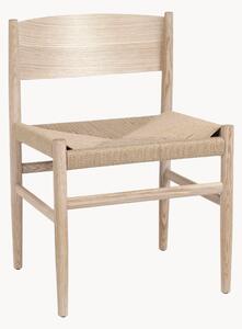Sedia in legno di quercia Nestor
