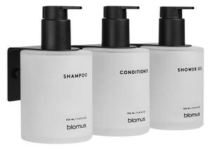 Dispenser per sapone da parete bianchi in vetro 3 pz 350 ml Kirei – Blomus