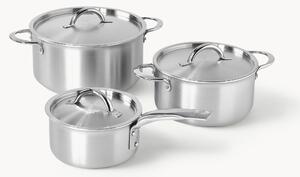 Set di 3 pentole in acciaio inox Alchimy