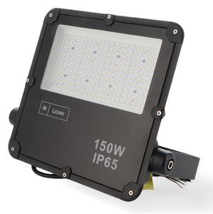 Faro proiettore Led Slim 150W Nero da esterno IP65 Bianco freddo 5000K M LEDME