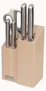 Set ceppo per coltelli in legno di faggio con coltelli Elevate, set da 6