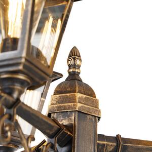 Lampione lanterna classica oro antico 3 luci IP44 - CAPITAL