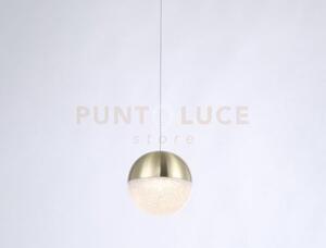 Atomo, testa a led 3,6w,306lm 3000k,oro,ø 10 h 400 cm